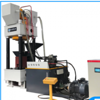 全自動(dòng)630噸鐵銷壓塊成型液壓機(jī) 四柱油壓機(jī) 10公斤屑餅機(jī)