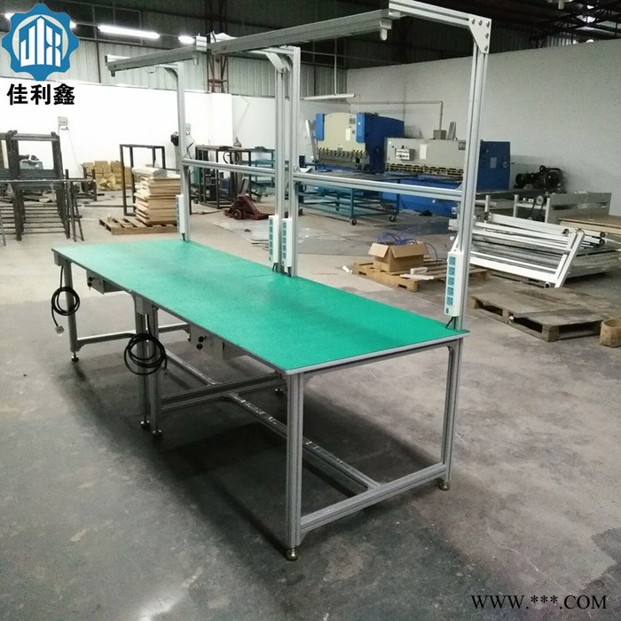 佳利鑫 深圳獨(dú)立工作臺(tái) 鋁型材防靜電工作臺(tái) 檢修測(cè)試操作工作臺(tái)