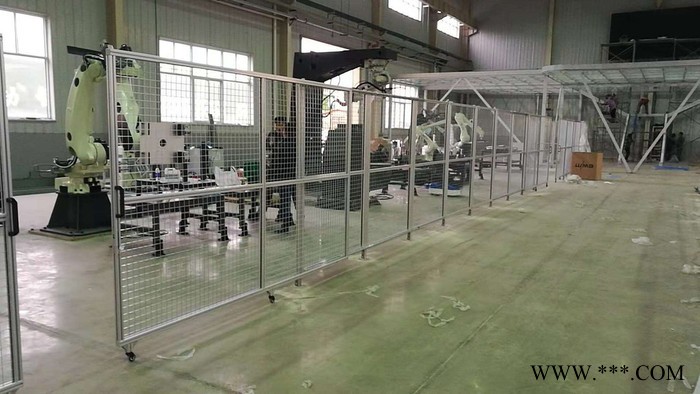 澳宏 防靜電流水線工作臺 安全防護欄 工業鋁型材