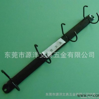 大量生產　電泳黑色4孔夾　PD292-4-25/20 四孔夾 文具夾環保質量
