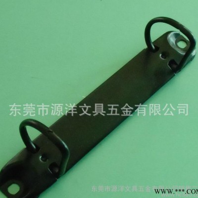 源洋【好評如潮廠】訂做　電泳五金　2孔夾　二孔Ｄ型文具夾夾子