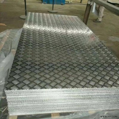 上海魯劍防滑鋁板 花紋厚五條筋花紋汽車防滑鋁板可零切尺寸  信譽保證